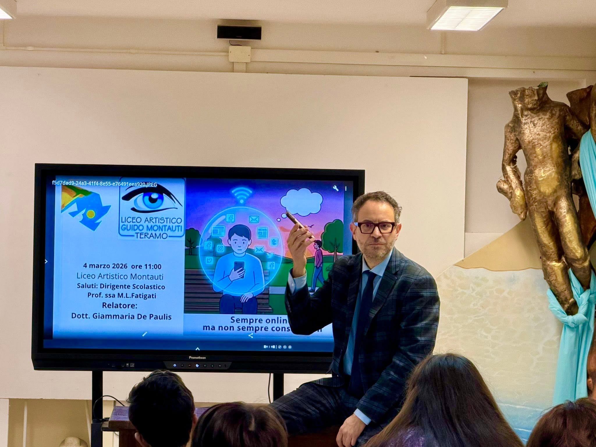 Incontro formativo – Liceo artistico Delfico-Montauti - Teramo (04/03/2026)